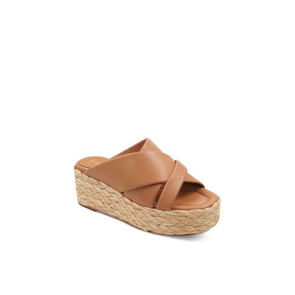 ANDRE ASSOUS Womens Beige 1-1/2